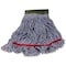 Rubbermaid Commercial 5 in Looped-End Wet Mop, Blue, Cotton/Synthetic, PK6, FGC15306BL00 FGC15306BL00 - alternate 2